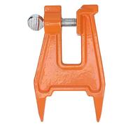 Tissting Étau d'Affûtage pour Chaîne de Tronçonneuse, Compact Léger Portable avec Fourche Stabilisatrice, Matériau Fer, Pour Entretien Efficient des Chaînes en Travaux Forestiers