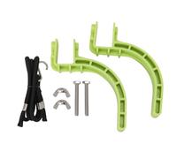Tissting Étriers d'escalade légers, ergonomiques en Plastique Robuste avec Corde pour Grimper aux Arbres, Utilisation en extérieur (Green)