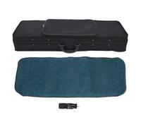 Tissting Étui pour Violon léger et Rigide, Taille 3/4, en Tissu Oxford, Multifonction, avec Sangles réglables, Coussin en Velours, Mousse Haute densité et Pochette pour Drap (Noir)