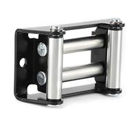 Tissting Fairlead à rouleaux lourds avec espacement des trous de 110 mm / 4,3 pouces, guide de corde de treuil galvanisé pour véhicules hors route, système de protection des
