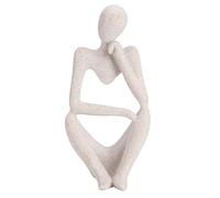Tissting Figure Statue Résine Homme Assis Pensée Méditer Artisanat Modèle Table Bureau Maison Intérieur Bibliothèque Décoration Exquis Art Cadeau