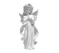 Tissting Figurine d'ange 16cm/6.3 Pouces Statue en Gypse Décoratif pour Intérieur Extérieur - Statue d'ange en Prière Sculptée Idéale pour Décoration De Chambre Bureau Ou Cadeau pour Femmes Et Filles