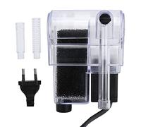 Tissting Filtre Suspendu pour Aquarium, Filtre Mural Externe Réglable 250 L/H avec Filtration et Oxygénation pour Petit Réservoir de Poissons, Installation Facile pour Débutants en Aquariophilie