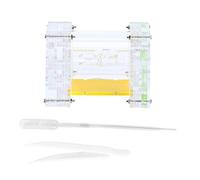 Tissting Fourmilière Acrylique Transparent 9.5x9.5x6cm Observation Humidité - Éducatif Enfants Science Maison Fourmis Jardin Curiosité Cadeau Apprentissage Nature