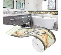 Tissting Frise Murale Autocollante, Décoration Murale Moderne Adhésive PVC sans Traces 160x110 cm pour Cuisine Salle de Bain Transformation Facile