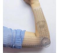 Tissting Goniomètre médical, Règle orthopédique plastique transparent avec graduations précises pour mesure d'articulation, Outil de physiothérapie et thérapie sportive pour professionnels de santé