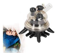 Tissting Griffe de Traite, Outil de Traite Mobile avec Tube Long et Valve Réglable pour Vaches Chèvres Moutons, Système de Collecte de Lait 150ml, Accessoire Agricole pour Fermes Diversifiées