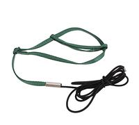 Tissting Harnais Laisse Élastique Ajustable pour Oiseau Perruche Calopsitte, Laisse d'Entraînement au Vol pour Sortie Sécurisée en Extérieur (XL)