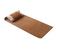 Tissting Housse de Matelas en Rotin Textile Maison, Alèses à Grid pour Lit d'Été, 90x190 cm, 140x190 cm, 160x200 cm, pour Chambre Maison (Taie d'oreiller 90 * 195cm 48 * 74cm*1)