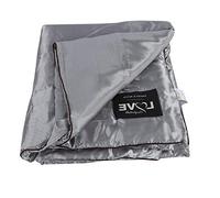 Tissting Ice Silk Summer Comforter Blanket, Washable Lightweight Air Conditioning Quilt, Breathable Microfiber Filled Bedding for Home Office Travel (200 * 230cm)