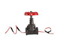 Tissting Interrupteur Rotatif de Lumière de Lampe électrique Rétro G1/2in, Interrupteur de Lumière de Vanne de Volant de Conduite D'eau D'arrêt Style Steampunk Vintage avec Fil pour La Décoration Bar