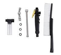 Tissting Lance Nettoyage Haute Pression Brossette Ajustable 36cm/14in Flexible Lavage Voiture - Accessoire Arrosage Jardin Nettoyage Maison avec Tuyau Extension Buse