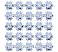 Tissting LED Chip 5V, 25 Pieces Lampes LED 1W Haute Puissance 200LM, Perles Lumineuses pour DIY Eclairage Spot Phare Lampe Torche (Lumière rouge)