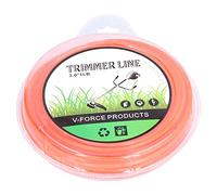 Tissting Ligne De Remplacement pour Taille Bordures Nylon Résistant - Ligne Rond pour Tondeuse À Gazon Facile À Installer Précise 16.3oz/461g (Carré Rouge 3.0)