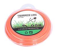 Tissting Ligne De Remplacement pour Taille Bordures Nylon Résistant - Ligne Rond pour Tondeuse À Gazon Facile À Installer Précise 16.3oz/461g (Carré Rouge 2.4)