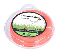 Tissting Ligne De Remplacement pour Taille Bordures Nylon Résistant - Ligne Rond pour Tondeuse À Gazon Facile À Installer Précise 16.3oz/461g (Rouge 2,7 Carré)