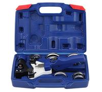 Tissting Machine à Cintrer Tubes WK-666 Coupe Tube Mécanique à Cliquet pour Conduits Mince Paroi, Adaptateur Multidirectionnel Indicateur 90° Métal Robuste pour Systèmes Clima