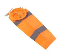 Tissting Manche à Vent Météo, 50cm Nylon Durable Tissu Rip-Stop avec Bande Réfléchissante pour Aéroport Météorologie Industrie Chimique Exploration Pétrolière