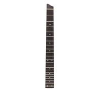 Tissting Manche de Guitare Électrique Sans Tête, 25 Frettes Design Mat avec Touche en Palissandre et Manche en Érable pour Guitare de Voyage 6 Cordes
