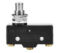 Tissting Micro-Interrupteur Momentané Interrupteur à Action Rapide, 1 Pièce Contacts en Argent Modèle 1Pc Montage à Vis Micro Limit Switch pour Automatisation Industrielle Appareil (Au BM-1307)