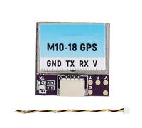 Tissting Module GPS pour FPV M10 avec antenne céramique - pour Drone de Course, Longue portée, connecteur SH1.0 4P, soudable, 72 canaux, 10Hz