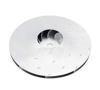 Tissting Moteur de Pale de Ventilateur pour Aspirateur, Pièce de Rechange avec Diamètre 112mm/125mm, Matériau Résistant pour Accessoires d'Aspirateur à Ventilateur Rotatif (Diamètre de la roue 112 mm)