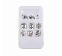 Tissting Ongles de Pied Artificiels, 24 pièces avec 12 tailles ajustables matière ABS pour soins à domicile manucure DIY femmes et filles fêtes mariage quotidien