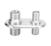 Tissting Passe Muraille pour Climatisation Universal - Adapte aux Systemes OEM et Après Vente - Modèle pour Hot Rod, GM et (Argent)