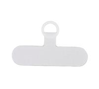 Tissting Patch Universel pour Lanyard de Téléphone Portable, avec Boucle en Nylon Résistant, Design Compatible pour la Fixation des Câbles d'Attache au Port de Charge, pour Outdoor (Blanc)
