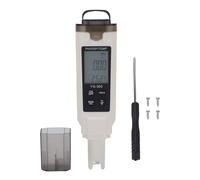Tissting PH ORP Temp Metre Testeur d'eau portable multifonction avec écran LCD, 3 en 1 mesure pH ORP température C° F°, précision haute capteur pH verre, compensation température a
