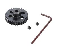 Tissting Pignon Moteur RC 32T M1 5mm, Compatible Modèles 1/7 1/8 en Acier Traité, Transmission Moteur pour Voitures RC