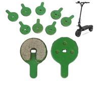 Tissting Plaquettes de Frein Scooter G2 Pro, Semi-Métallique Disque Frein Mécanique Facile à Installer avec 5 Paires Cuivre pour Améliorer Sécurité Performance pour Scooter Électrique G2 Pro