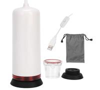 Tissting Pompe à Vide Électrique Portative, Mini Pompe à Aspiration Automatique Alimentée USB pour Sacs de Rangement Aliments Vêtements, Accessoire Maison Blanc