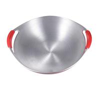 Tissting Pot de poisson bouillant en aluminium en alliage en alliage avec des poignées doubles, poêle à frire pour le restaurant de cuisine à domicile (36 cm)