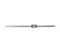 Tissting Rail Guide Lineaire MGN12H 12 mm, Bloc Coulissant Miniature Rails Glissiere 450 mm Longueur Guide a Roulement Mouvement Lineaire pour Machine Automatique Equipement de Mes