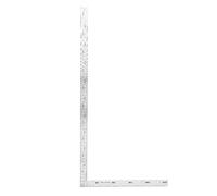 Tissting Règle Carrée en Acier Inoxydable, Double Face avec Échelle Claire, 150300MM ou 250500MM, pour Travail du Bois, Construction, Coupe, Charpentier, Ingénieur