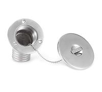 Tissting Remplissage De Pont De Bateau, Remplissage De Pont d'eau De Bateau en Acier Inoxydable à 60°, Remplissage De Pont De Réservoir De Carburant, Matériel Marin pour Bateau, Yacht, Caravane