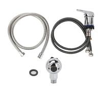 Tissting Robinet de Lavabo de Coiffure avec Flexible 70cm - Kit de Pulvérisateur pour Salon de Coiffure, Pressurisé, Robinet de Bassin de Shampooing, Accessoire de Coiffure