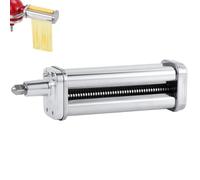 Tissting Rouleau à Pâtes, Accessoire de Coupe en Acier Inoxydable, Rouleau Feuille Pâtes pour Pressage Nouilles Spaghetti, Pièces Machine à Pâtes Batteur Sur Socle pour Préparation de Pâtes Maison