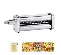 Tissting Rouleau à pâtes, Rouleau réglable en acier inoxydable pour machine à pâtes avec accessoire raviolis lasagnes, Préparation pâtes fraîches maison pour cuisine familiale