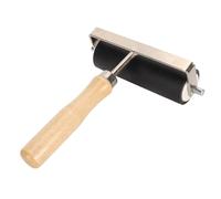 Tissting Rouleau Brayer en Caoutchouc 3,9 Pouces avec Cadre en Métal, Outil Applicateur d'encre pour Travaux Manuels, pour la Gravure, l'impression, Les Scrapbooking, Les Papiers Peints