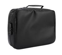 Tissting Sac à Documents Ignifuge à Coque Rigide avec Serrure à Combinaison, Grand Format 36x28x9cm avec Compartiments Multiples et dossiers Pliables, pour Stockage sécurisé à la m