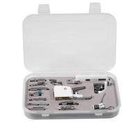 Tissting Set 15Pièces Pieds Presseur Machine à Coudre, Accessoires Singer Multifonction Métal Résistant à l'Usure