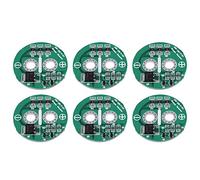 Tissting Super Condensateur 2.5V 6Pcs avec Module de Protection, Capacité Élevée Dissipation Thermique Stabilisateur Haute Précision 0.4 Ohm 2010 CMS pour Circuits Électroniques Co