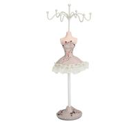 Tissting Support À Bijoux, Modèle de Robe de Princesse, Boucles D'oreilles, Colliers, Bagues, Présentoir, Support de Mannequin, Organisateur de Bijoux À Suspendre pour Filles et Femmes (Type 2)