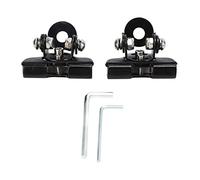 Tissting Support de montage pour barre lumineuse LED, réglable en angle support universel en fer pour voitures berlines camions UTV SUV engins de chantier véhicules d'urgence