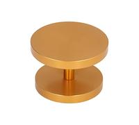 Tissting Tamper à Café Poudre Double Face, Plaque de Tassage Aluminium pour Tasse Compatible avec plusieurs tailles de filtres, pour machine expresso et moka (Or)