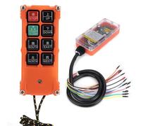 Tissting Télécommande de Grue sans Fil 26V, H21-E1C Palan à Télécommande émetteur-récepteur pour Les Palan électrique Industriel, Pont Roulant (26-635V Tension Maximale)