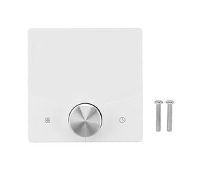 Tissting Thermostat Intelligent WiFi Programmables pour le Chauffage, Écran Couleur Contrôle Numérique Knob, Température Précise 24V pour Système de Chauffage au Sol et Sauna Résid (Blanche)