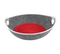Tissting Universal Cat House Litière pour Chat Chenil Semi-Fermé Nid pour Animaux de Compagnie Lit de Couchage Environ 48 cm Respirant Lit pour Animaux de Compagnie Quatre Saisons (Grey)